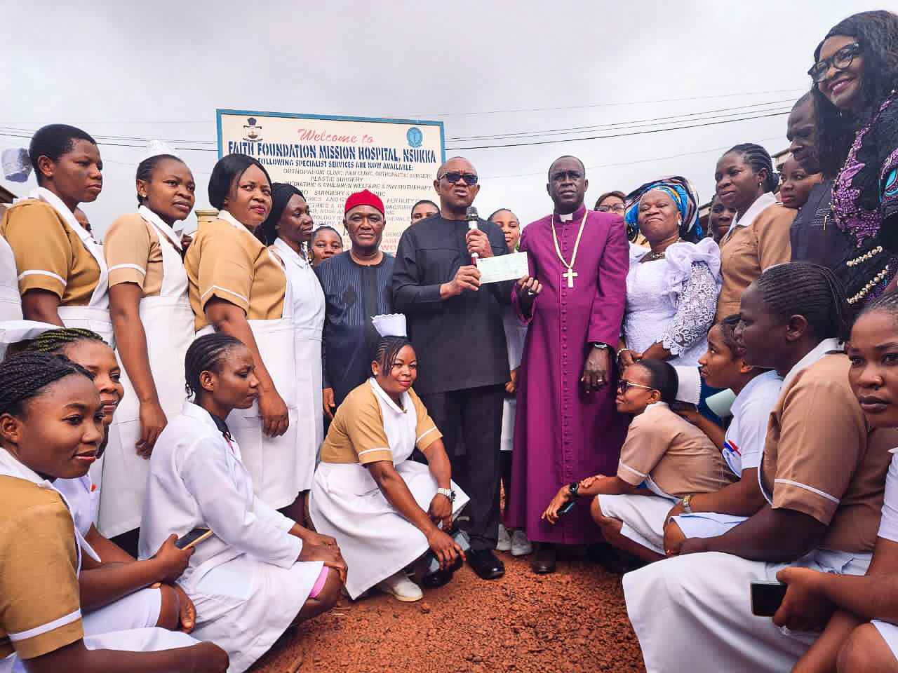 Peter Obi Donates N20 million To Enugu Hospital