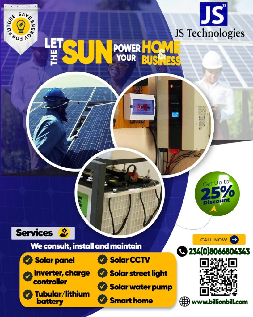 JS Technologies: Power Your Home and Business With Clean Reliable Solar Energy